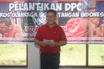 Penjabat Wali Kota Tomohon Hadiri Pelantikan Pengurus POGTI-IAA