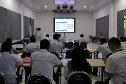 Suasana pelaksanaan Penilaian Interviu Evaluasi Sistem Pemerintahan Berbasis Elektronik (SPBE) 2024, (Foto: ZONAUTARA.com/Jufri Fransicho Kasumbala).