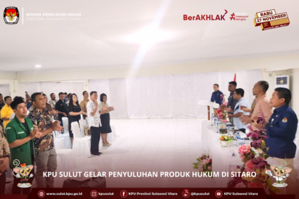 KPU Sulut gelar penyuluhan hukum pilkada 2024 untuk partai politik, ormas, dan media
