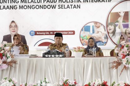 Dibuka Sekda, Disdikbud Bolsel bersinergi latih Guru PAUD percepat penurunan stunting