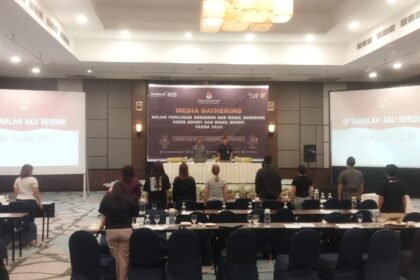 KPU Minahasa Gelar Media Gathering, Arif Kurniawan: Saya Mohon Dukungannya