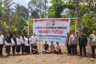 Suasana saat peluncuran program ketahanan Pangan Merah Putih di Desa Pontodon Timur, (Foto: Lamk/Kuasa.net).