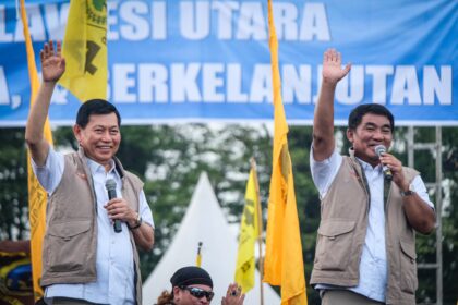 Kampanye akbar YSK-VM gaungkan 'Sulut Maju', ribuan pendukung memadati Lapangan KONI