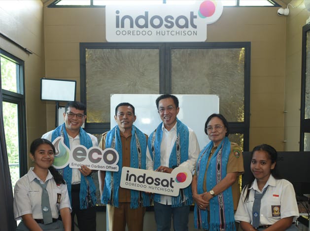 Indosat luncurkan program employee carbon offset, (foto: humas).