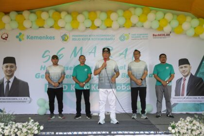 Suasana peringatan HKN di Kotamobagu, (Foto: Diskominfo KK).