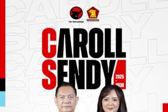 Caroll-Sendy Raih 31 Ribu Suara, Teratas di Data Realcount.