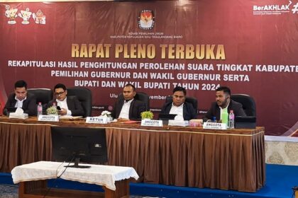 KPU Sitaro gelar pleno rekapitulasi suara, tegaskan komitmen Pilkada damai