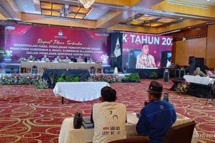 KPU Sulut lanjutkan rapat pleno terbuka rekapitulasi pilgub 2024
