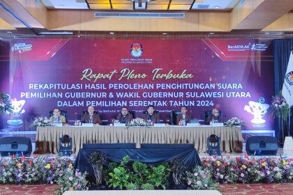 KPU Sulut mulai rapat pleno terbuka rekapitulasi pilgub 2024