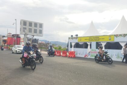 H-1 Natal, lalu lintas di Manado lengang
