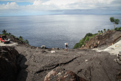 FOTO: Penyaluran bantuan pangan cadangan beras pemerintah di Sitaro