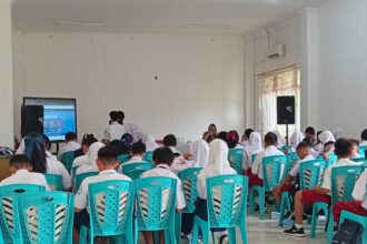 Ratusan siswa di Kota Kotamobagu, mengikuti kompetisi siswa berprestasi, (Foto: ZONAUTARA.com/Sajidin Kandoli).