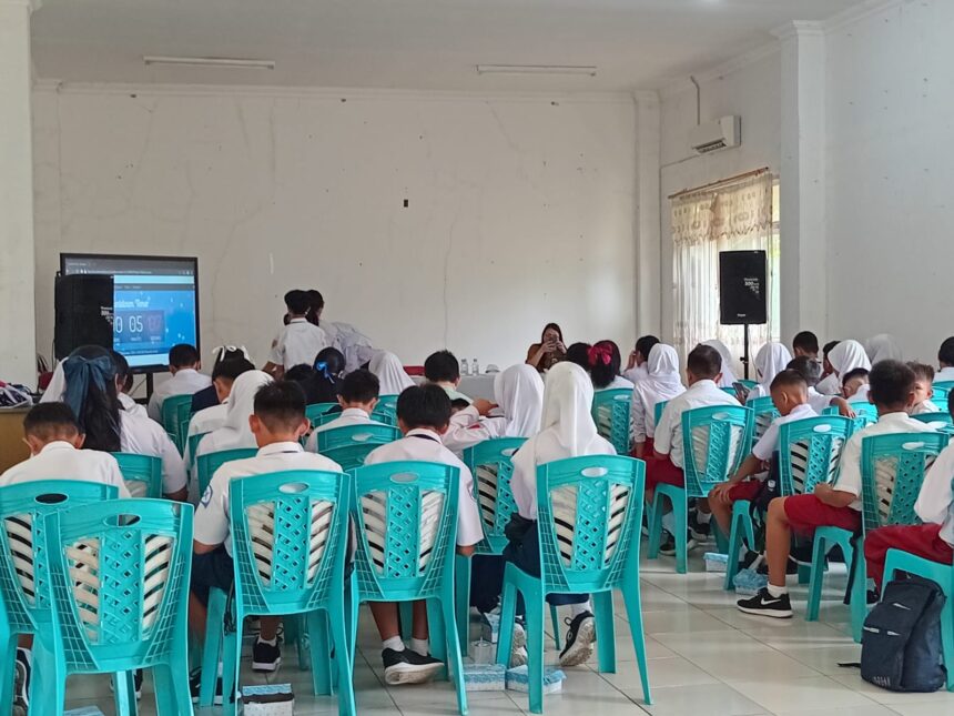 Ratusan siswa di Kota Kotamobagu, mengikuti kompetisi siswa berprestasi, (Foto: ZONAUTARA.com/Sajidin Kandoli).