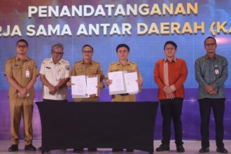 Kegiatan High Level Meeting Tim Pengendalian Inflasi Daerah (TPID) dan Tim Percepatan dan Perluasan Digitalisasi Daerah (TP2DD) Provinsi dan Kabupaten/Kota se-Sulawesi Utara serta Showcasing GNPIP Tahun 2024, (Foto: Diskominfo Tomohon).