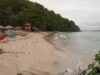 Suasana Pantai Pulisan yang berada di Kecamatan Likupang Timur, Kabupaten Minahasa Utara, Sulut, (Foto: ZONAUTARA.com/sajidin Kandoli).