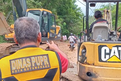 Jalan Katulidan Gogagoman sudah bisa dilalui, warga diminta tetap waspada