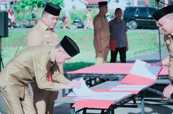 Apel perdana Pemkab Bolsel awali Tahun 2025, Kamaru sampaikan berbagai pesan penting