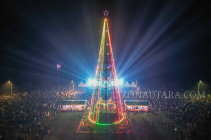 FOTO: Perayaan malam pergantian tahun baru 2025 di Manado