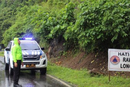 Kasat Lantas Polres Kotamobagu imbau pengguna jalan raya waspada cuaca ekstrem