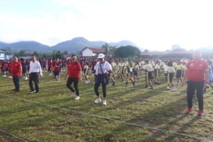 Pemkot Tomohon gelar olahraga bersama sebagai rangkaian HUT ke-22