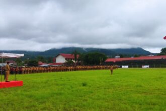 Suasana Apel Kerja Perdana ASN Tomohon, (Foto: ZONAUTARA.com/Indra Umbola).