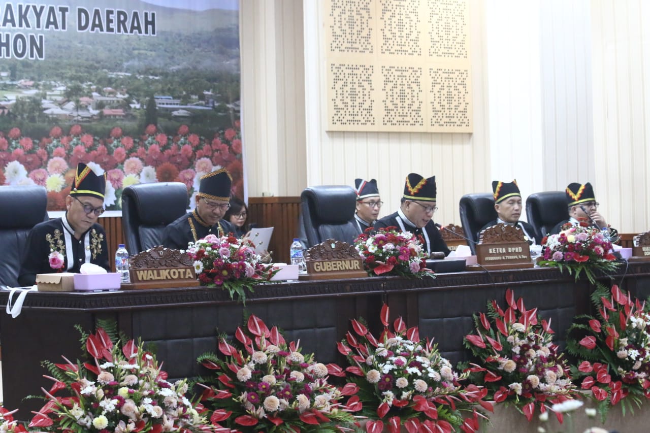 Pemkot Tomohon hadiri rapat paripurna HUT ke-22 Tomohon