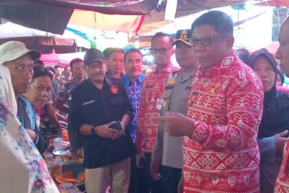 Jelang Ramadhan, Pj Walikota Kotamobagu dan Kapolres gelar operasi Pasar
