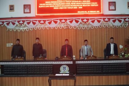 DPRD Bolsel tetapkan Iskandar-Deddy sebagai bupati terpilih, Arifin Olii: Saatnya Bolsel maju