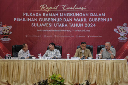 FOTO: Evaluasi dampak program Pilkada Ramah Lingkungan KPU Sulut