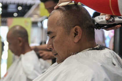 FOTO: Peringatan jelang Hari Kanker Anak Internasional 2025 di Manado