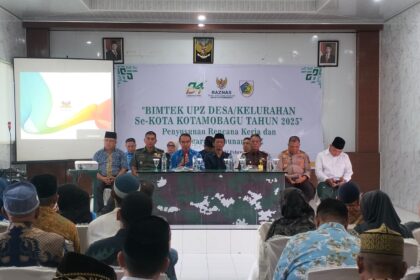 Buka Bimtek UPZ se-Kotamobagu tahun 2025, Ini Kata Adnan Masinae