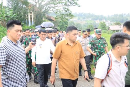 Kapolres Kotamobagu dan Forkopimda kawal kunjungan Gubernur Sulut tinjau UDK dan Gelora Ambang
