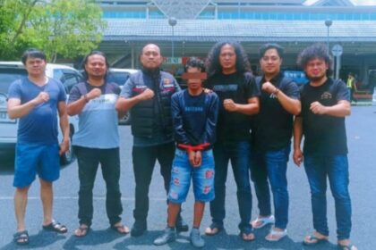 Polres Kotamobagu tangkap pelaku penggelapan yang sempat kabur ke Halmahera