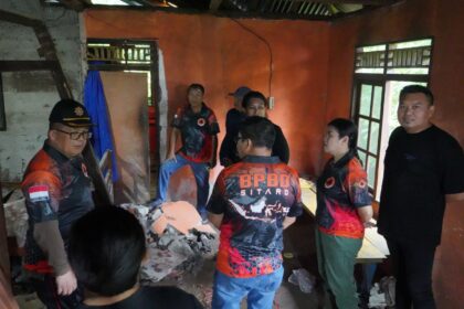 Kabupaten Sitaro dilanda bencana akibat cuaca buruk, Bupati pantau kondisi warga