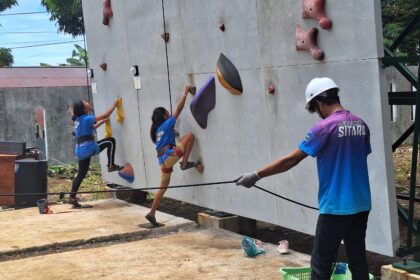 Pantau latihan atlit panjat tebing, Bupati Sitaro siap majukan olahraga daerah
