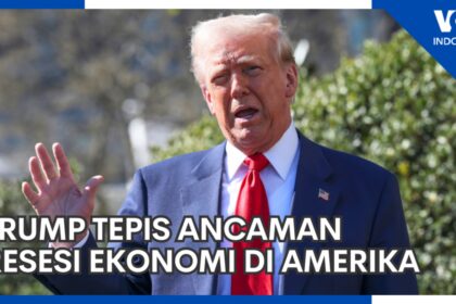 Donald Trump Tepis Ancaman Resesi Ekonomi di Amerika