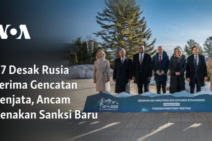 G7 Desak Rusia Terima Gencatan Senjata, Ancam Kenakan Sanksi Baru