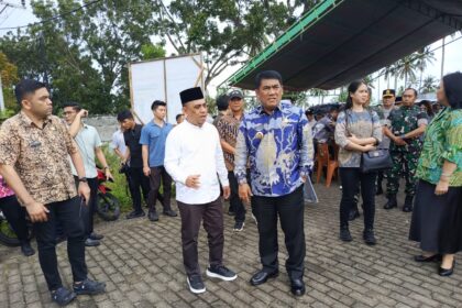 Kunker ke Bolmong, Yulius Selvanus tinjau lokasi pembangunan perguruan tinggi
