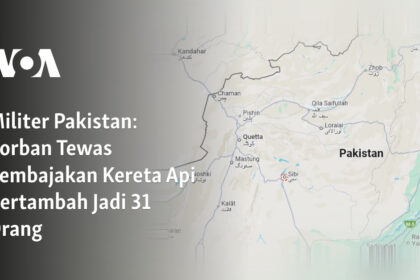 Korban Tewas Pembajakan Kereta Api Bertambah Jadi 31 Orang