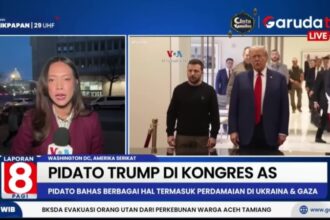 Laporan VOA untuk Garuda TV: Pidato Kenegaraan Trump di Depan Kongres Amerika