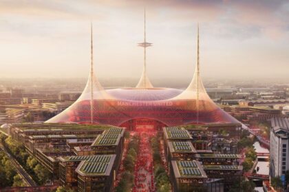 Manchester United akan meninggalkan Old Trafford untuk stadion berkapasitas 100.000 tempat duduk.