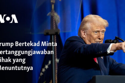 Trump Bertekad Minta Pertanggungjawaban Pihak yang Menuntutnya