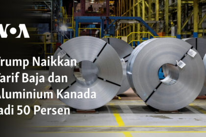 Trump Naikkan Tarif Baja dan Aluminium Kanada Jadi 50 Persen