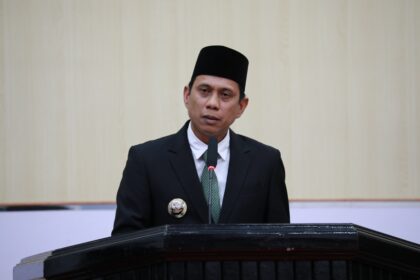 Sambutan perdana Weny Gaib sebagai Wali Kota dalam Rapat Paripurna DPRD Kotamobagu