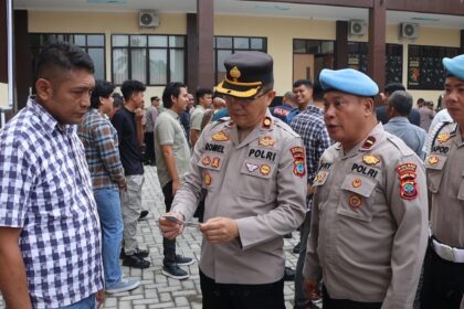 Pimpin langsung Gaktibplin, Wakapolres Kotamobagu tegaskan komitmen disiplin personel