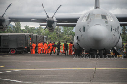 FOTO: Kedatangan 145 Taruna AAU di Sulawesi Utara