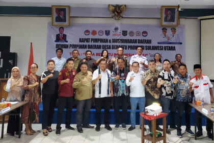 Senator SBANL Resmi Ditetapkan sebagai Ketua DPD Desa Bersatu Provinsi Sulut