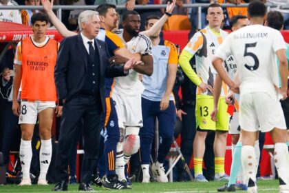 Rüdiger dari Real Madrid mendapat larangan bermain selama 6 pertandingan, kartu merah Bellingham dibatalkan.