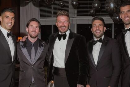 Ulang tahun ke-50 Beckham: Messi, Brady, Shaq berpesta di Miami