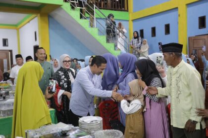 Wenny Gaib imbau warga waspadai banjir saat hadiri Halalbihalal di Kopandakan Satu